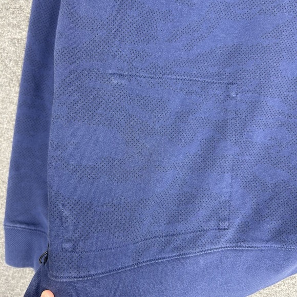 Nike Court Sweatshirt Mens M Blue Fleece Crewneck Pullover Tennis 715242 - Picture 15 of 16